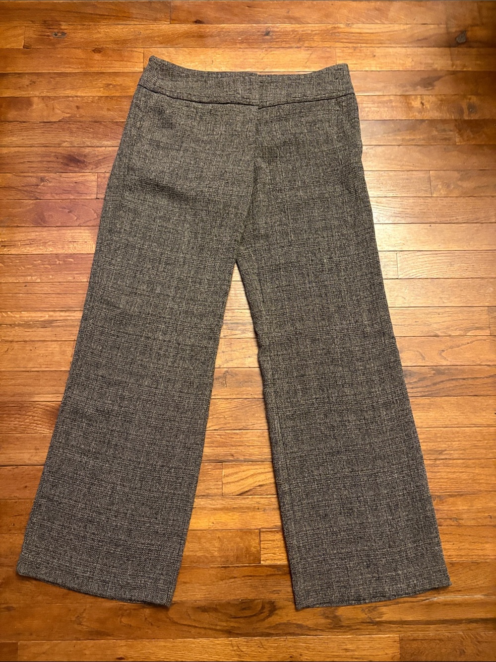 7th Avenue NYC Brown Wide-Leg Dress Pants